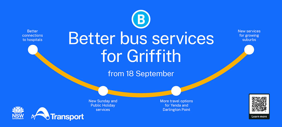 New and improved bus services for Griffith