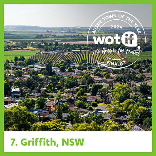 Griffith Named In Wotif’s Top Ten Aussie Town Of The Year Awards